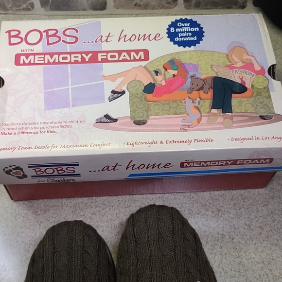 SKECKERS BOB'S HOUSE SHOES 👞SIZE 6 / 7 Dark Brown - Picture 11 of 16